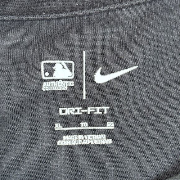 Arizona Diamondbacks Pullover Men's XL Black 1/4 Zip MLB Baseball Nike Dri Fit - Picture 8 of 11